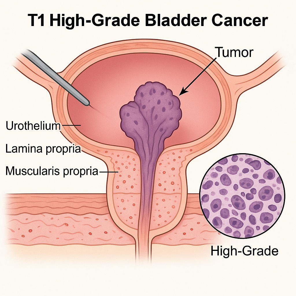 Prognostic value of second-look transurethral resection for T1 high-grade bladder cancer